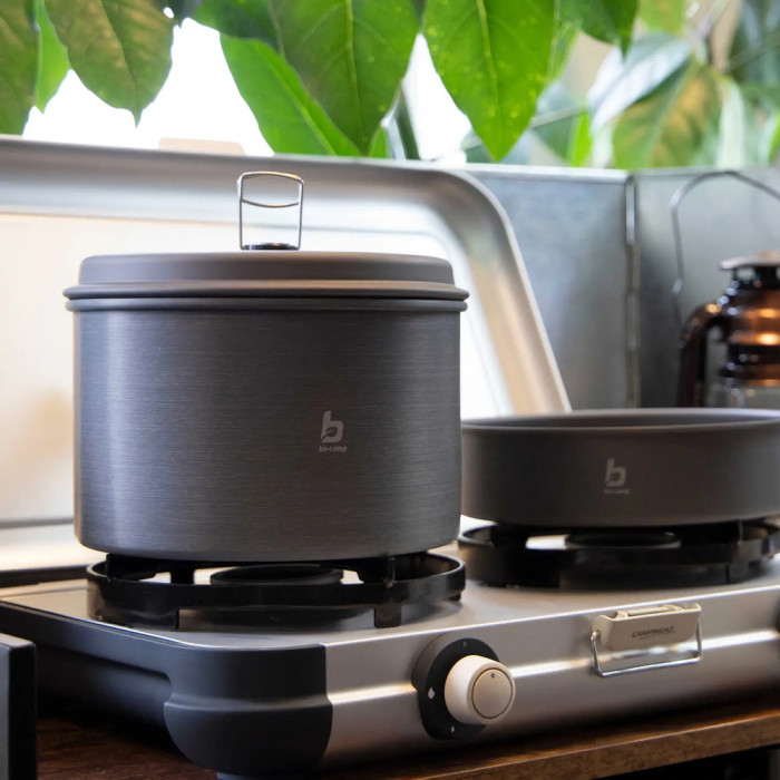 Набор посуды Bo-Camp Explorer 3 Pieces Hard Anodized Grey/Green (2200239)  