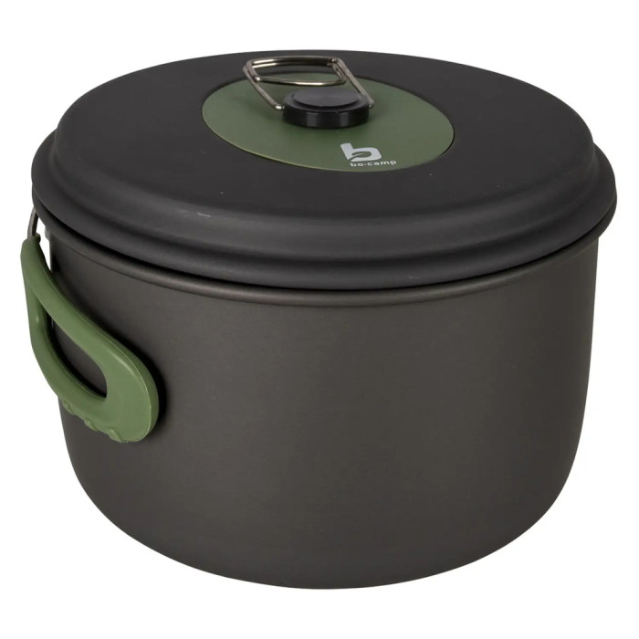 Набор посуды Bo-Camp Explorer 3 Pieces Hard Anodized Grey/Green (2200239)  