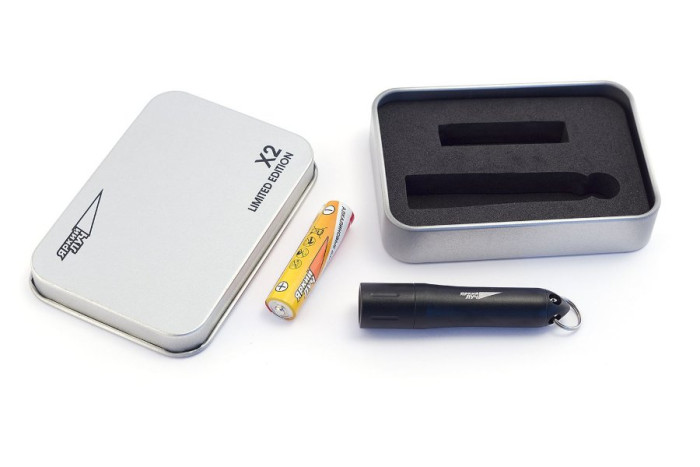 Фонарь-наключник Яркий Луч X2, лимитированная серия, черный, Cree XP-G2  