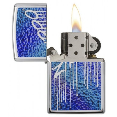 Зажигалка Zippo Fuzion Liquid Logo 29097  