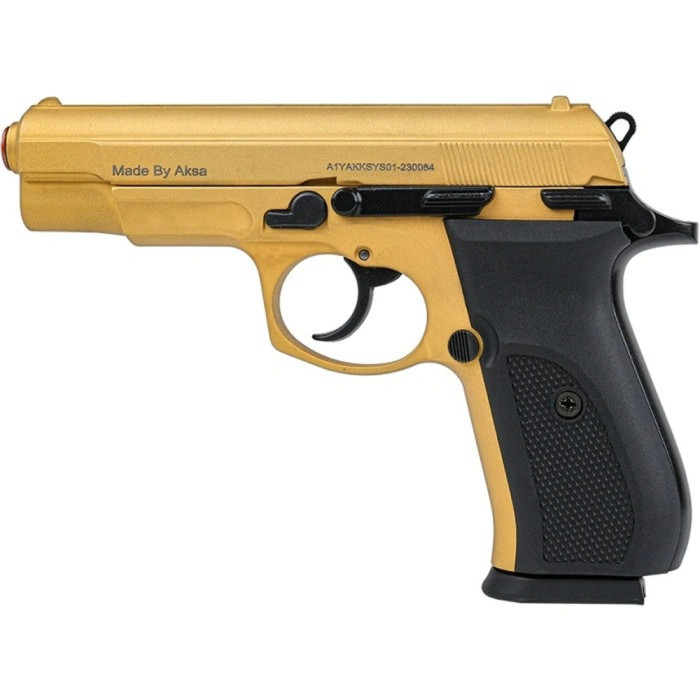 Пистолет сигнальный Aksa Arms AK20 CC-07 cal.9 PAK (CZ-75) Gold  