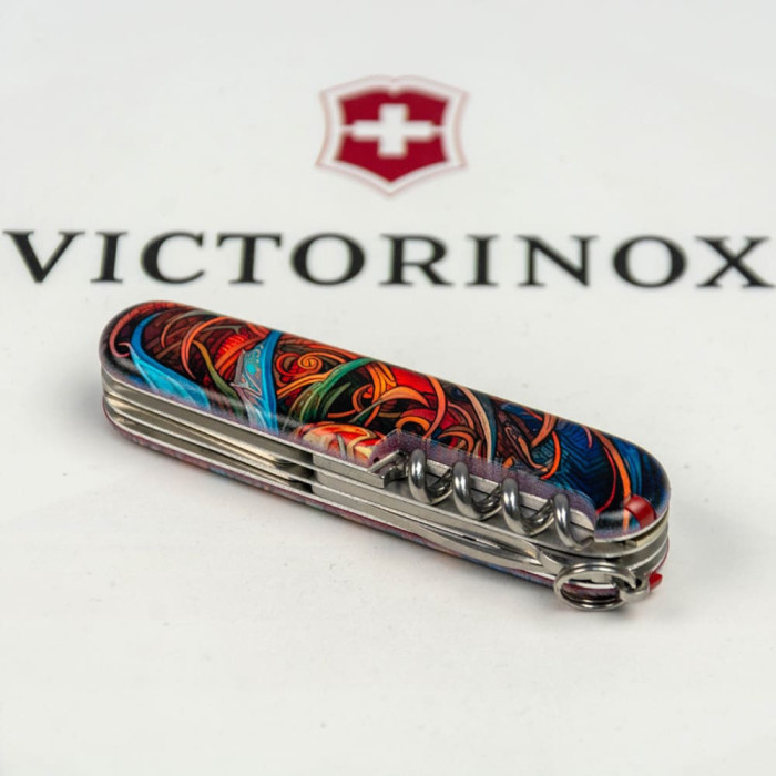 Складной нож Victorinox CLIMBER ZODIAC Сапфировый дракон 1.3703.Z3260p  