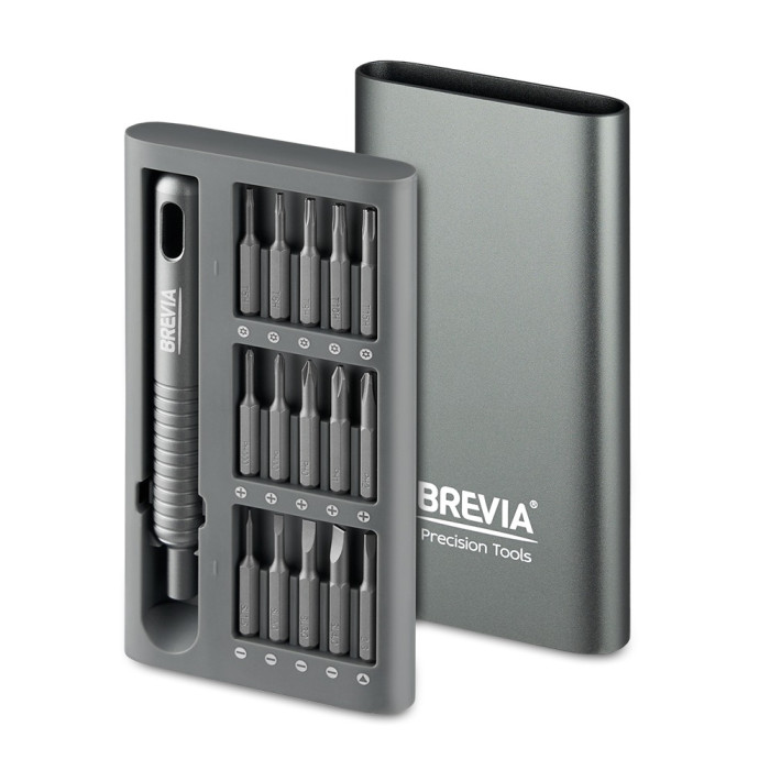 Отвертка с комплектом насадок BREVIA 31 в 1 (55031MMC)  