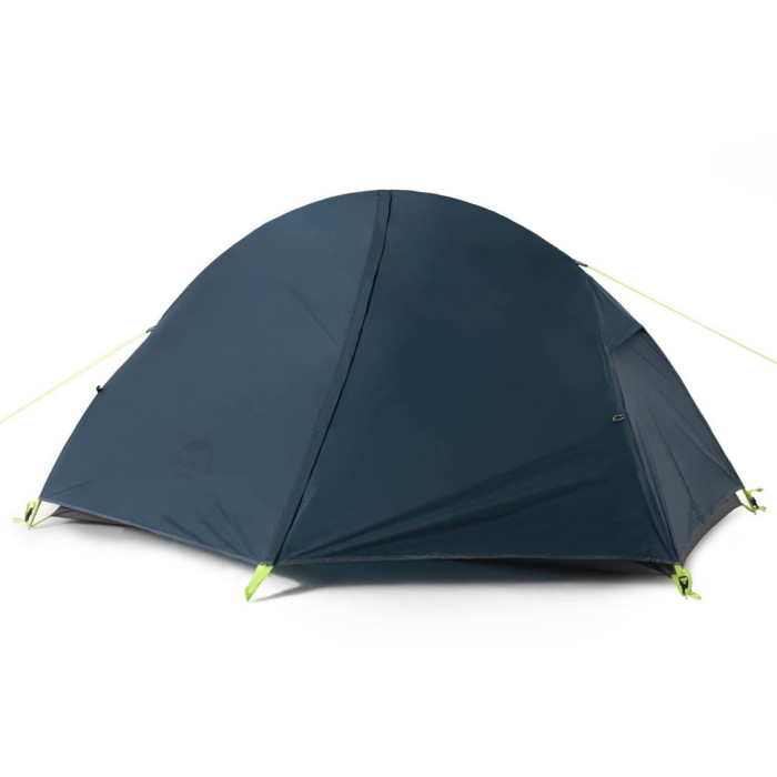 Палатка сверхлегкая одноместная с футпринтом Naturehike Cycling 1 NH18A095-D, 210T, темно-синяя  