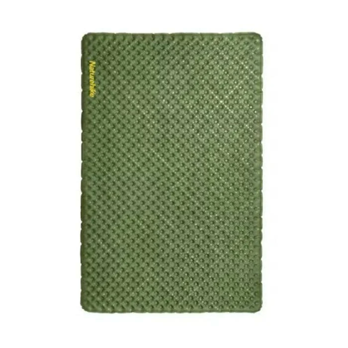 Матрас надувной сверхлегкий двухместный Naturehike CNK2450WS014, с мешком для надува, прямоугольный зеленый  