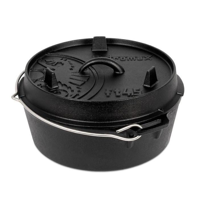 Казан-жаровня чугунная Petromax Dutch Oven ft4.5 плоское дно 3,5 л 
