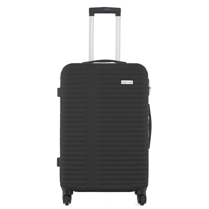 Чемодан Semi Line 20" (S) Black (T5647-2)  