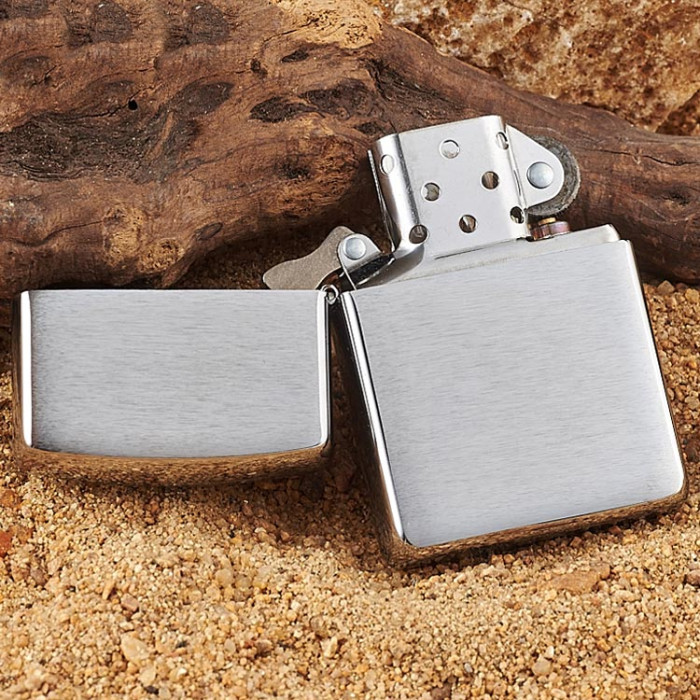 Зажигалка Zippo Brushed Chrome Armor 162  