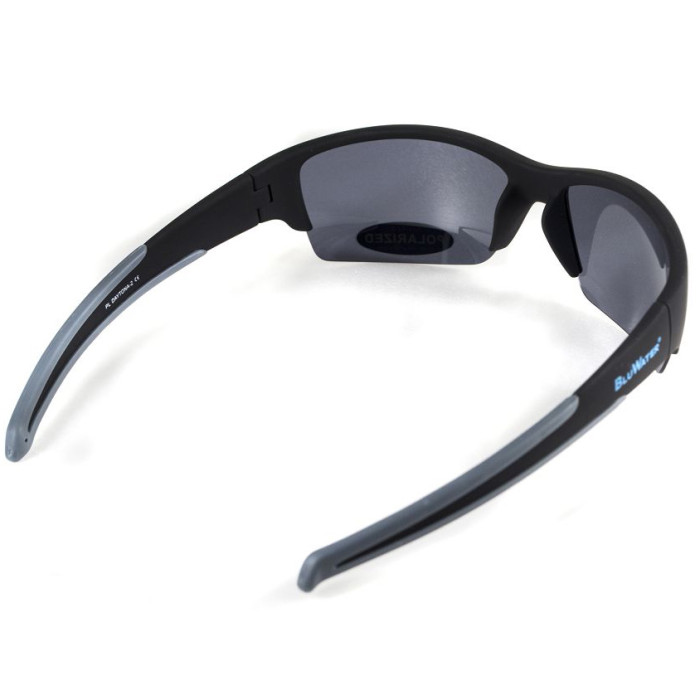 Очки BluWater Daytona-2 Polarized (gray) черные  