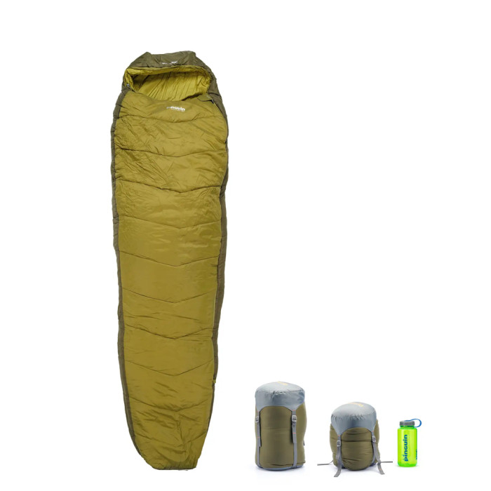 Спальный мешок Pinguin Trekking (1/-5°C), 190 см - Right Zip, Khaki (PNG 238440) 2020  