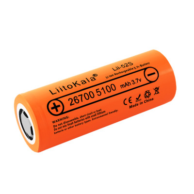 Аккумулятор литий-ионный LiitoKala Lii-52S 26700 на 5200мАч 20A