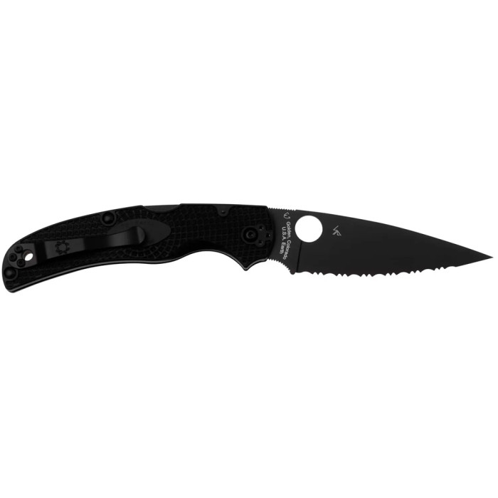 Нож Spyderco Native Chief Lightweight Black Blade CTS BD1N, FRN black  