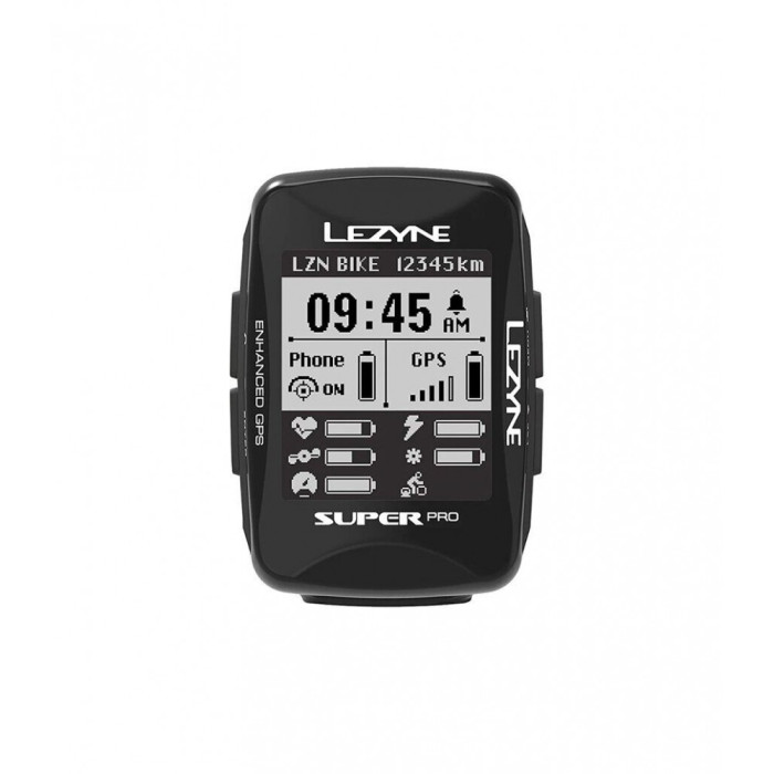 Компьютер Lezyne SUPER PRO GPS SMART LOADED Y13 черный 