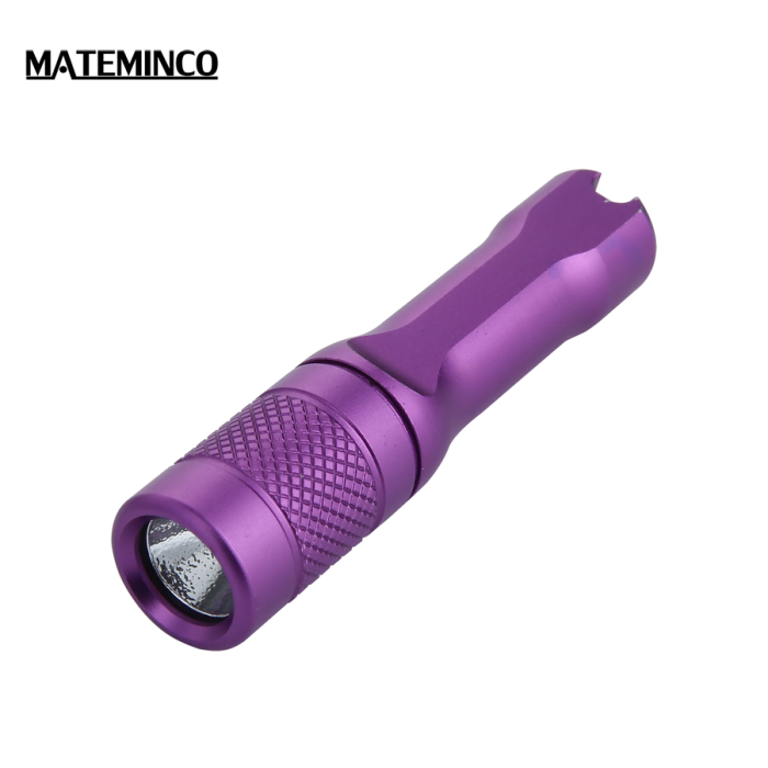 Фонарь Mateminсo A01 UV, синий  