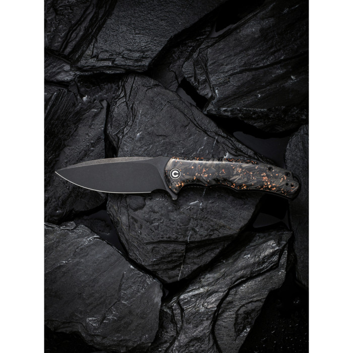 Нож складной Civivi Praxis Shredded Carbon Fiber C803I  