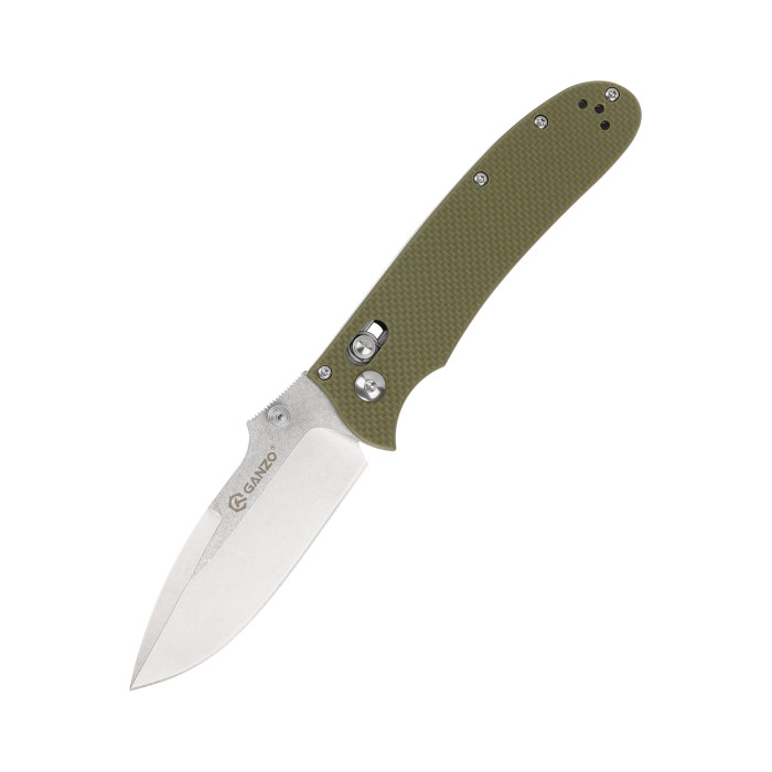 Нож складной Ganzo D704-GR, зеленый (D2 сталь) 