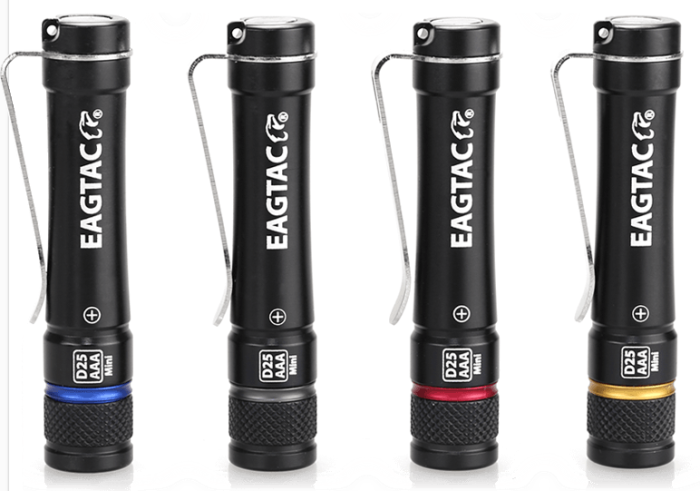 Фонарь- брелок Eagletac D25 AAA Nichia219C 4000K красный  