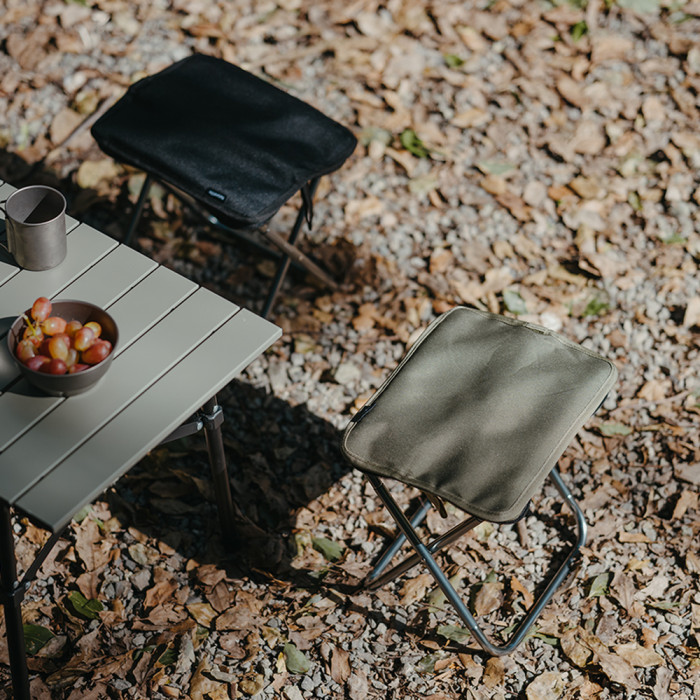 Стул складной Naturehike CNK2550JJ011, алюминий, оливковый  