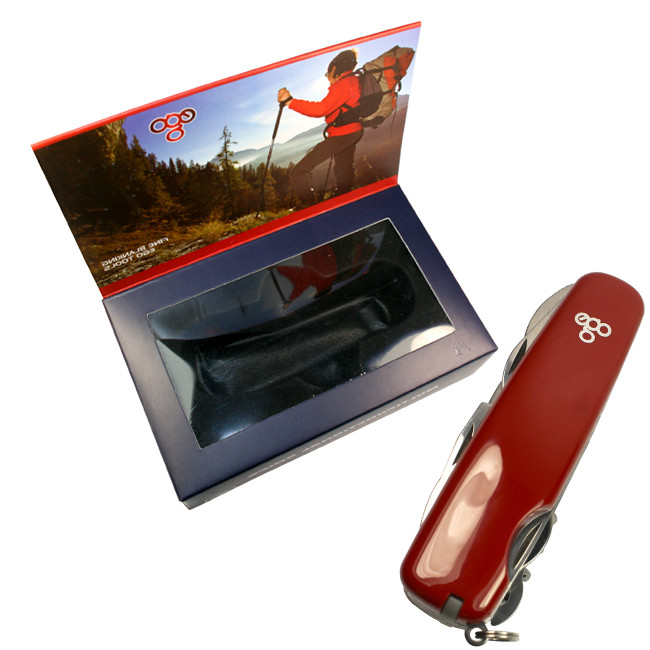 Нож Ego A01.12, красный  