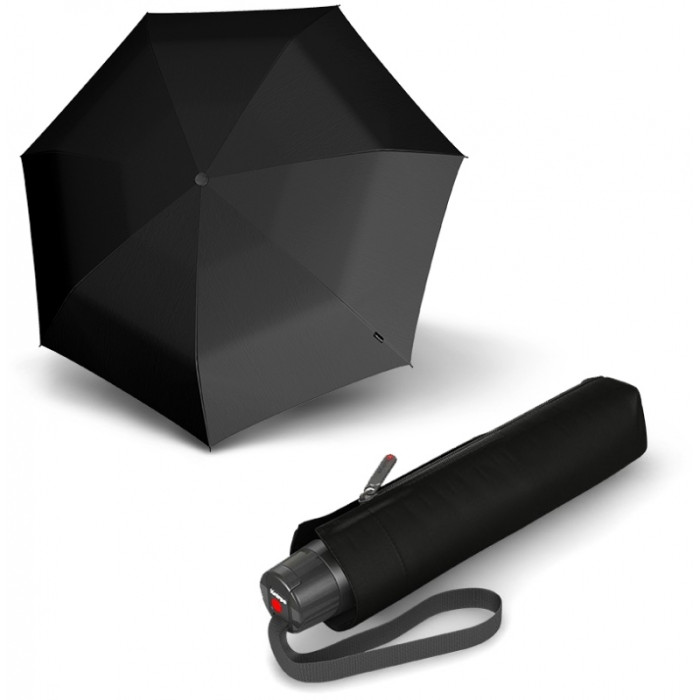 Зонт Knirps T.050 Black Мех/Складной/7спиц /D89x25см  