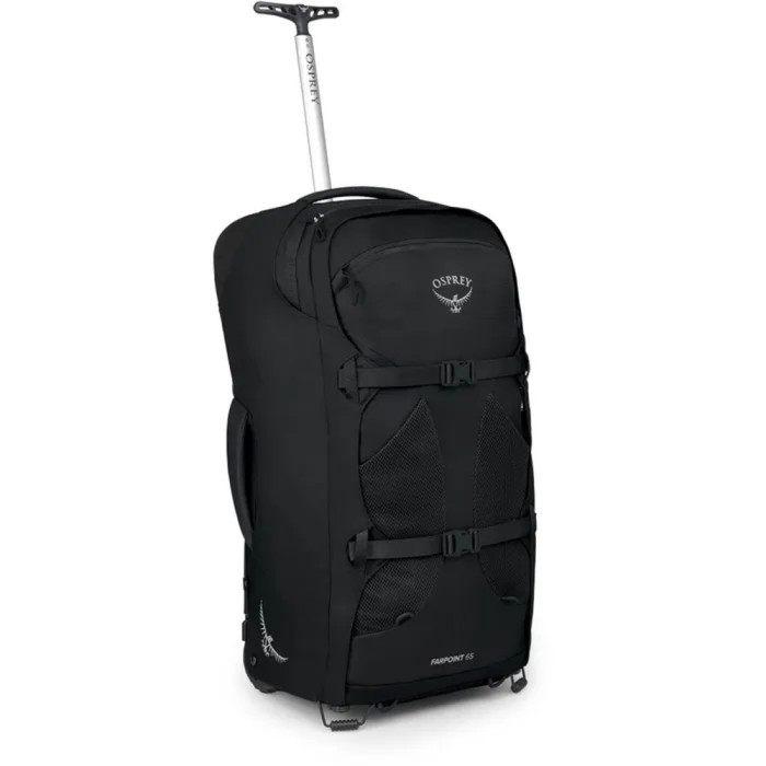 Сумка на колесах Osprey Farpoint Wheeled Travel Pack 65 black - O/S - черный  