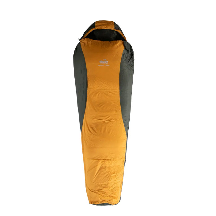 Спальный мешок Tramp Windy Light кокон левый yellow/grey 220/80-55 UTRS-055  