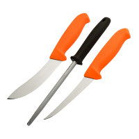 Набор Morakniv Hunting Set Orange 2 Knives+Sharpener (12098)