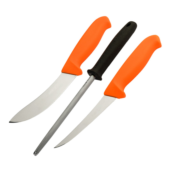 Набор Morakniv Hunting Set Orange 2 Knives+Sharpener (12098) 