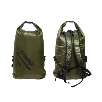 Герморюкзак TRAMP PVC Diamond Ripstop olive 40л UTRA-257
