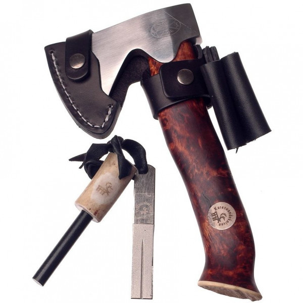 Топор Karesuandokniven Survival Axe dark birch (4019)  