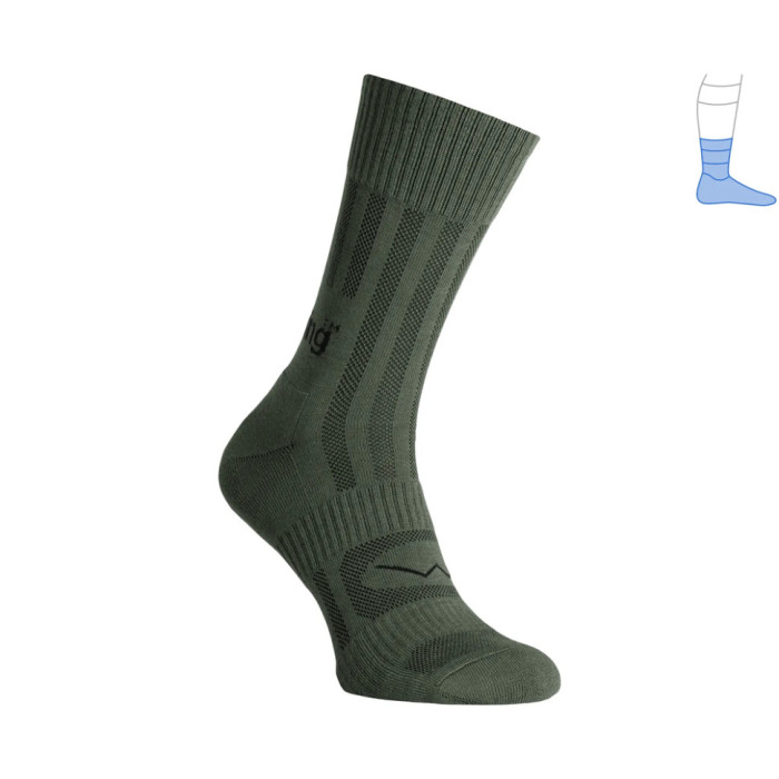 Трекинговые носки Protector MidLight летние зеленые M 40-43  