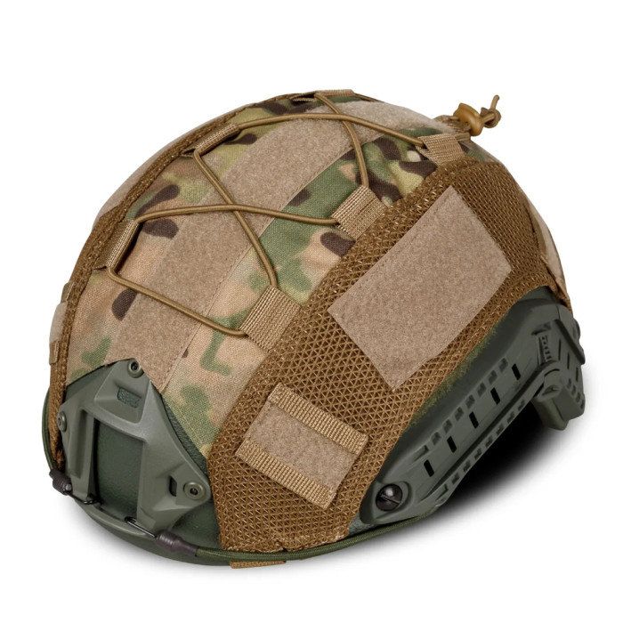 Маскировочный кавер на шлем Ukrarmor (универсальный) Мультикам  