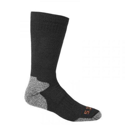 Носки тактические 5.11 Tactical Merino Wool Cold Weather OTC Sock, черные, S/M (10011)