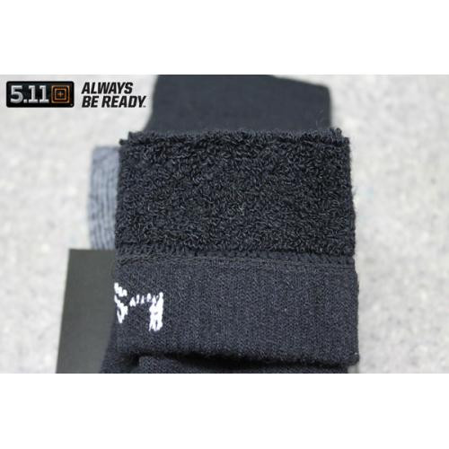 Носки тактические 5.11 Tactical Merino Wool Cold Weather OTC Sock, черные, S/M (10011)  