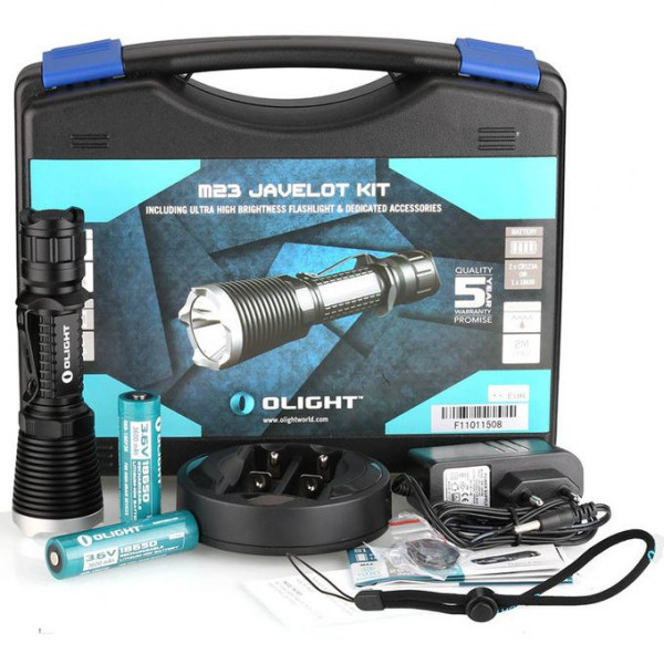 Карманный фонарь Olight M23 Javelot KIT,1020 лм., черный  