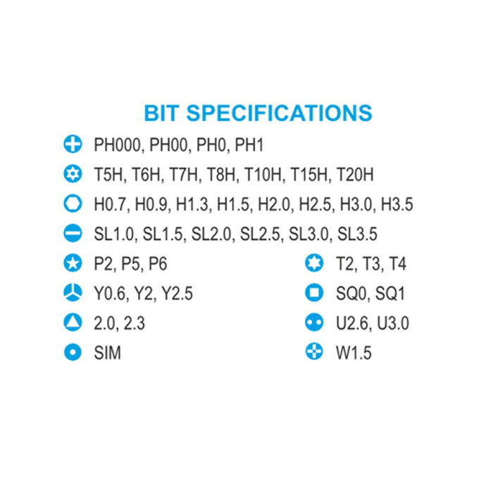 Отвертка с комплектом насадок BREVIA 46 в 1 (55046MMC)  
