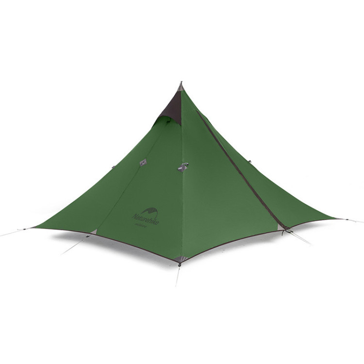 Палатка сверхлегкая с острой верхушкой Naturehike NH17T030-L, темно-зеленая 