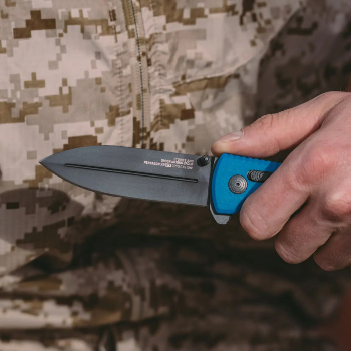 Нож SOG Pentagon XR Blue (SOG 12-61-06-57)  