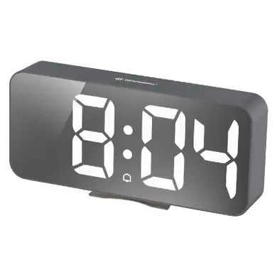Часы настольные Bresser MyTime Echo FXL Grey (8010072QT5WHI) 