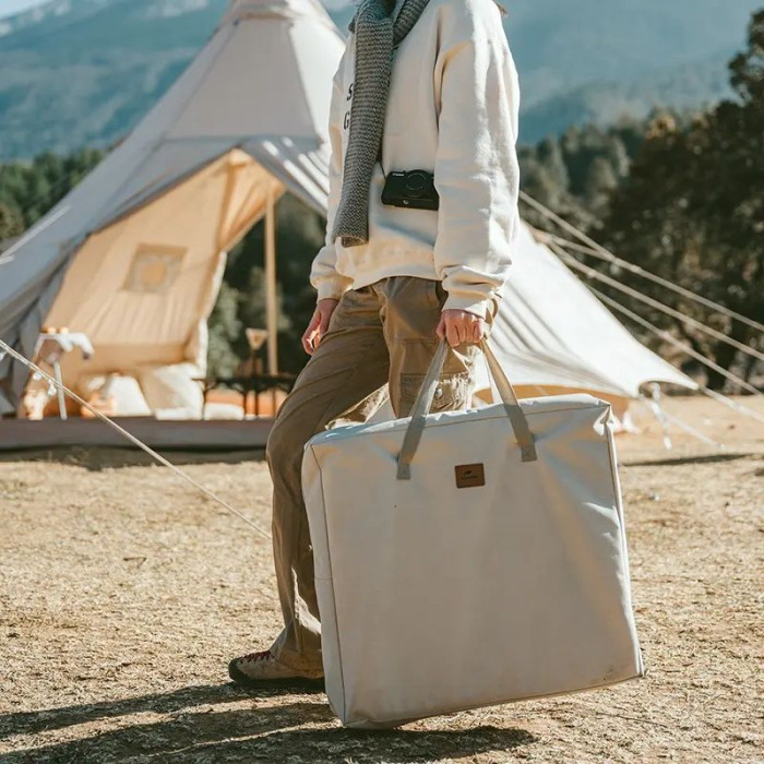 Стол раскладной с полками Naturehike CNH22JU031, бежевый  