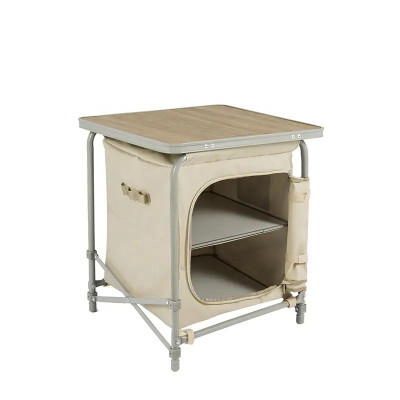 Стол раскладной с полками Naturehike CNH22JU031, бежевый