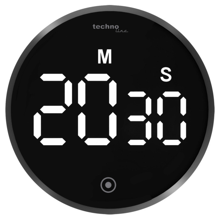 Таймер кухонный Technoline KT600 Magnetic Touchscreen Black (KT600)  