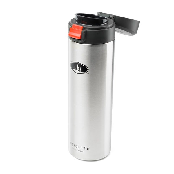 Термокружка GSI Outdoors Microlite 720 Flip (серебряная)  