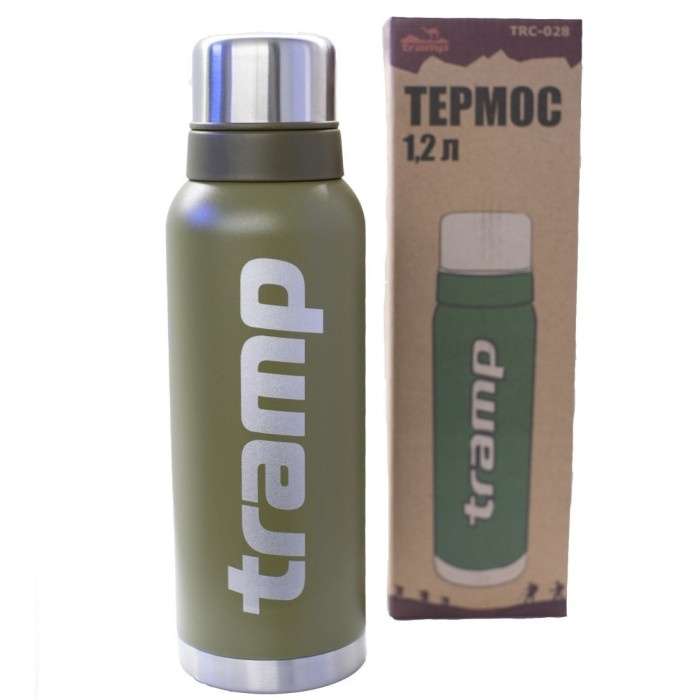 Термос 1,2 л Tramp TRC-028-olive  