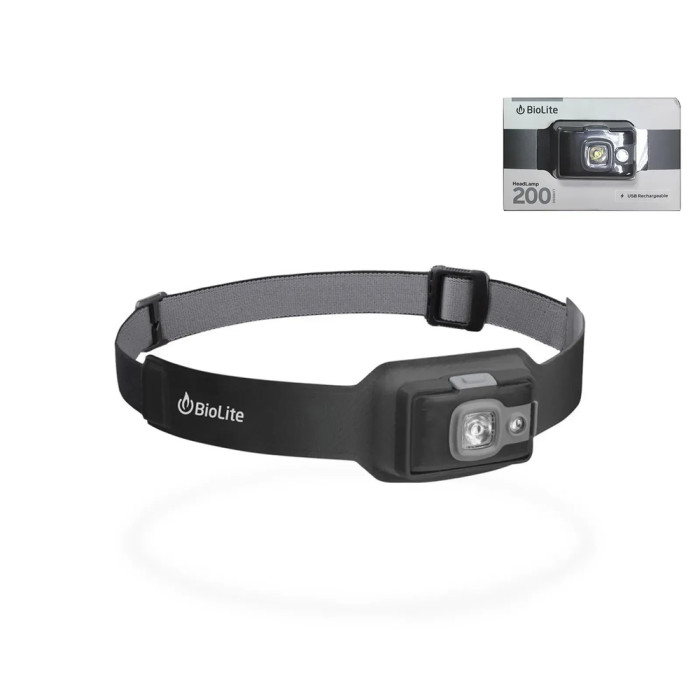 Налобный фонарь BioLite Headlamp 200 люмен, Midnight Grey (BLT HPB0202)  