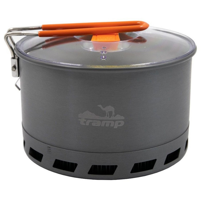 Казан анодированный с теплообменником Tramp 2,2л  