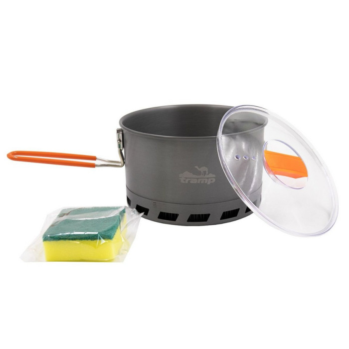 Казан анодированный с теплообменником Tramp 2,2л  