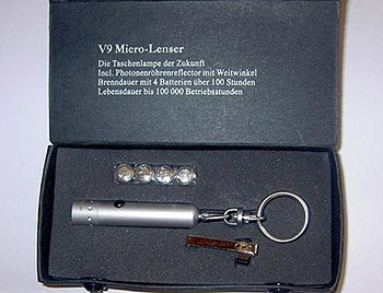 Фонарь-брелок Led Lenser V9 MICRO-LENSER, 13 лм (Коробка)  