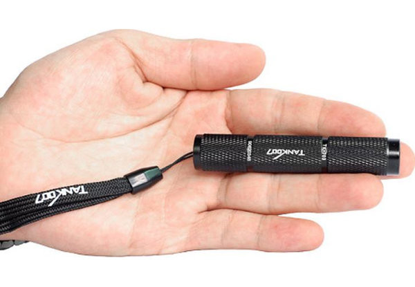 Фонарь-наключник Tank007 TK703, 120 лм (черный)  