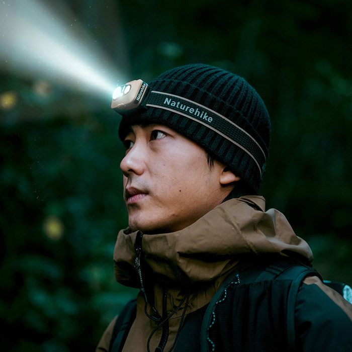 Фонарь налобный Naturehike CNK2450ZM015, песочный  